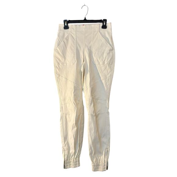 Spanx Heavyweight Jogger Pants Sz M Cotton Blend Minimalist Capsule Wardrobe - Picture 1 of 9